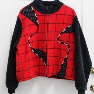 CB Wraps by Canvasback Sweater Type Jacket - Large - Red/Black